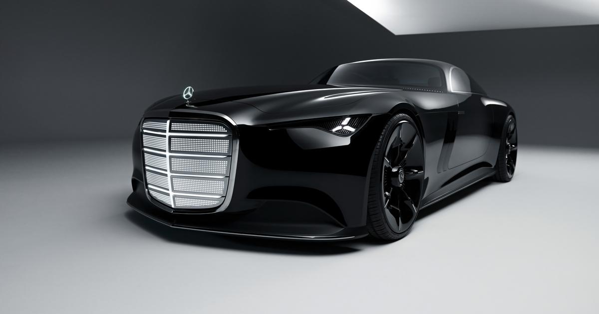 Mercedes Vision Iconic, солнечная краска и автономное вождение