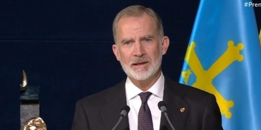 Discurso íntegro del Rey Felipe VI en la entrega de los Premios Princesa de Asturias 2025