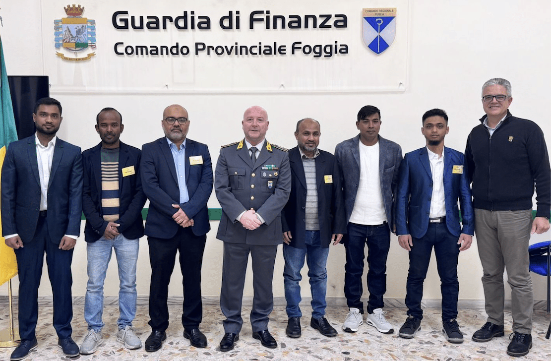 Legalität und Integration: Das Islamische Zentrum von Foggia unterstützt die Guardia di Finanza.
